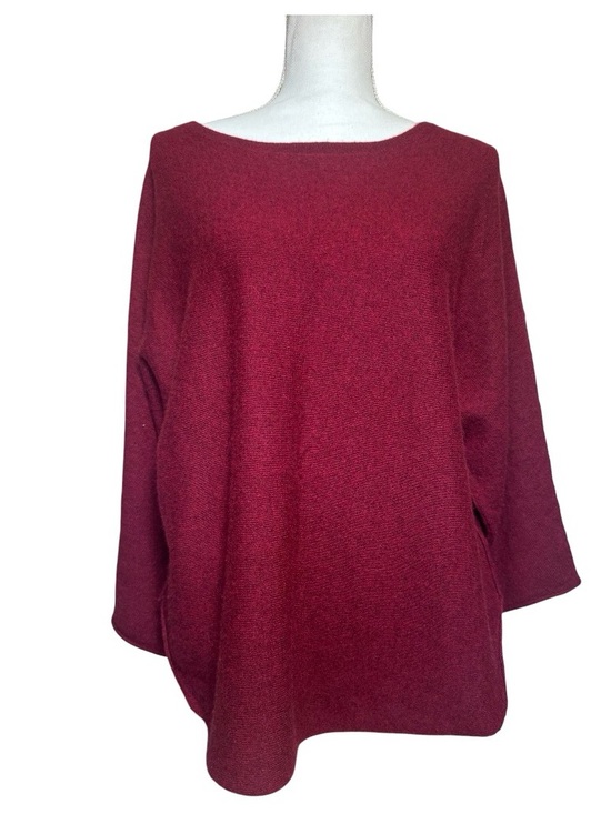 Zadig & Voltaire Sweaters - Zadig & Voltaire Burgundy Crewneck Women's Cashmere Sweater - Large